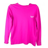 CAMISETA SPEEDO MANGA LONGA - ROSA NEON